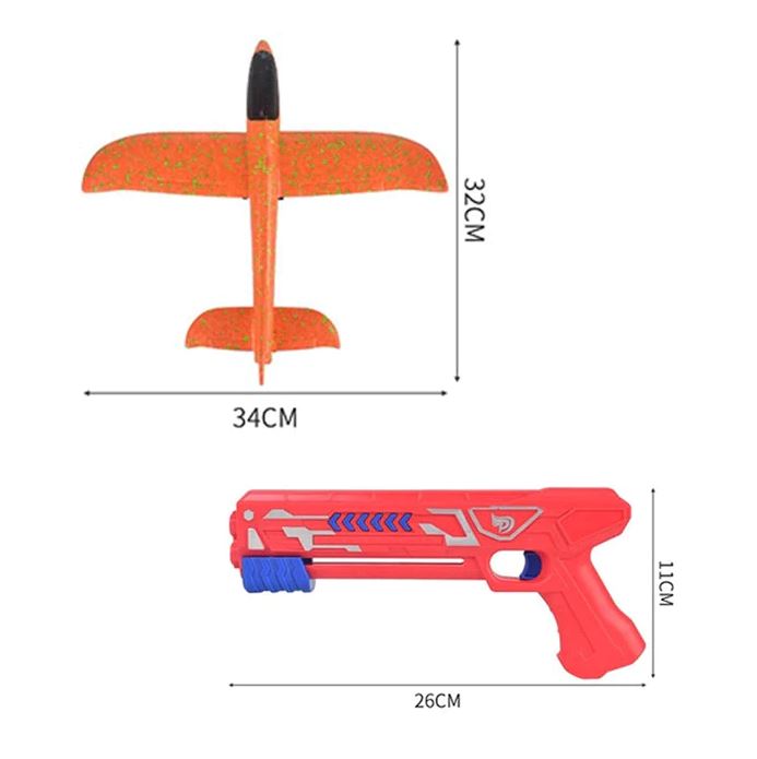 Kit Completo Lançador de Avião + Avião